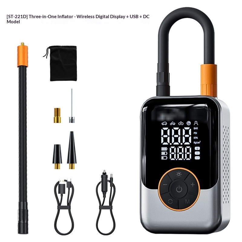 In-car Wireless Air Pump, Portable Air Compressor For Cars