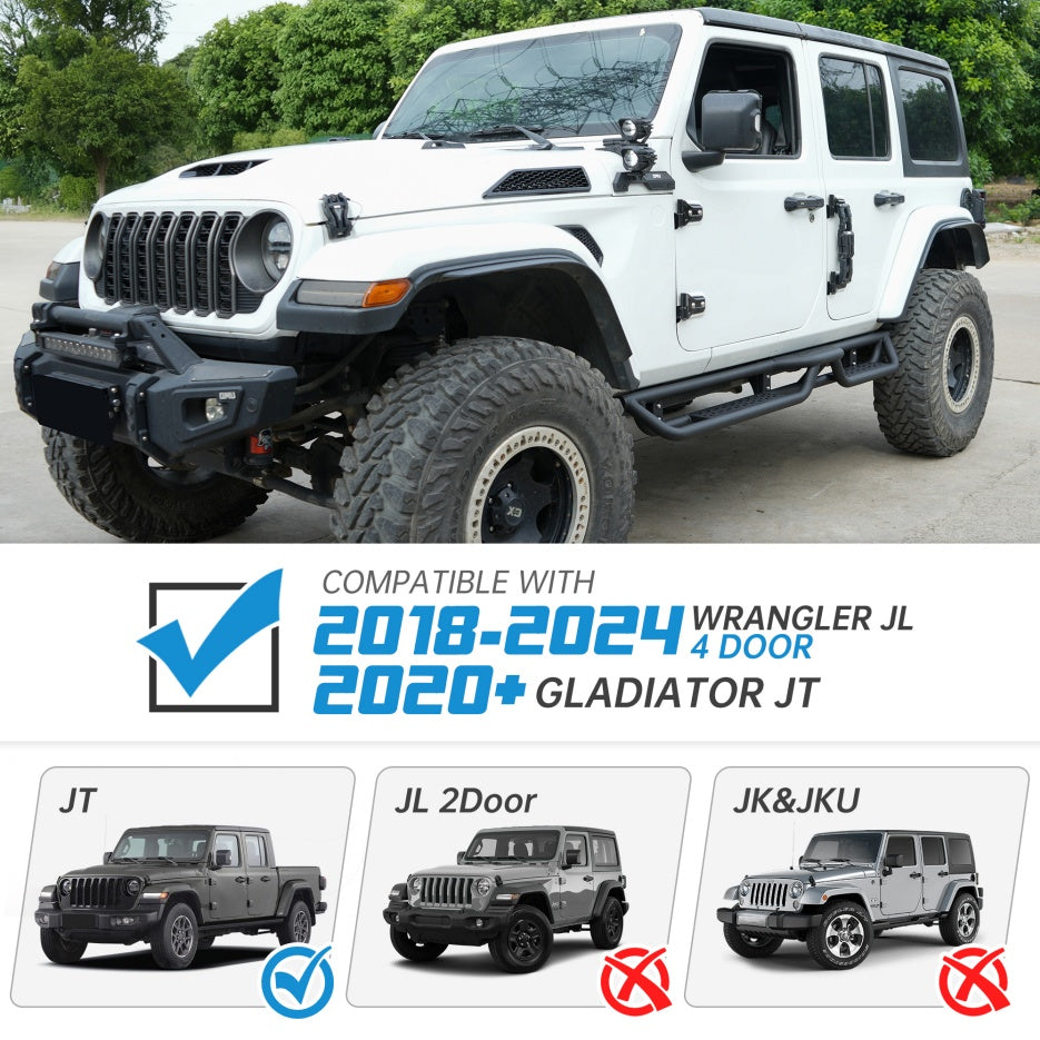 Running Boards Compatible With Wrangler JL