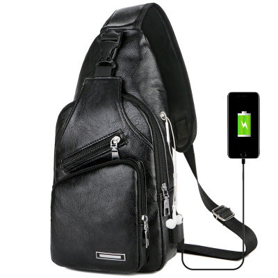 USB charging chest bag