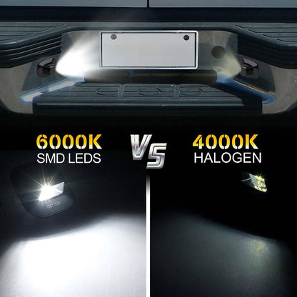 Rear LED License Plate Light Tag Lamp Assembly For Chevy GMC K1500 K2500 K3500