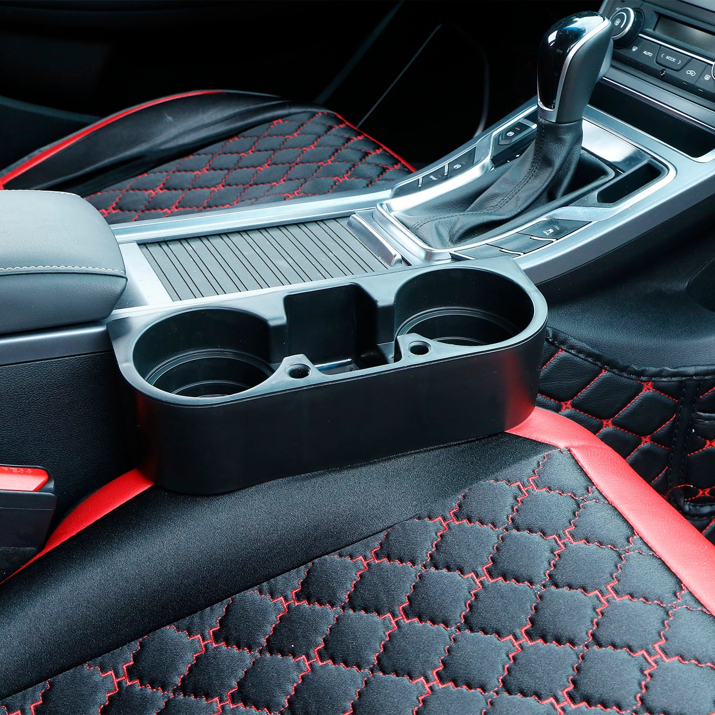 1Pc Car Seam Cup Holder Seat Gap Wedge Drink Storage Organizer Console Side Pocket Mount Stand For Pen Phone Bottle Sunglasses