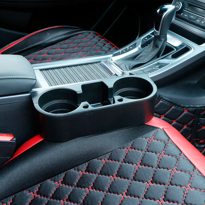 1Pc Car Seam Cup Holder Seat Gap Wedge Drink Storage Organizer Console Side Pocket Mount Stand For Pen Phone Bottle Sunglasses