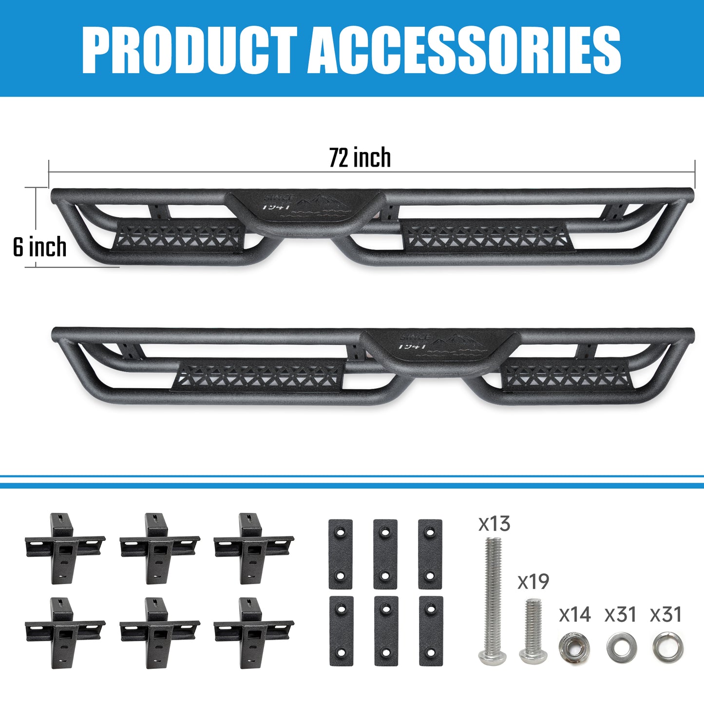 Running Boards Compatible With Wrangler JL