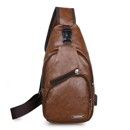 USB charging chest bag