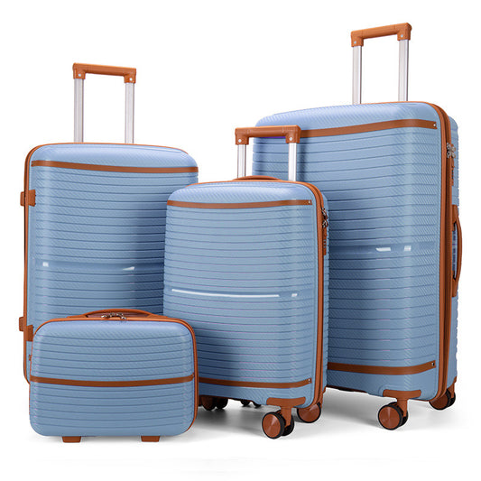 Large-capacity Carry-on Suitcase With Universal Wheels And Durable Construction For Travel