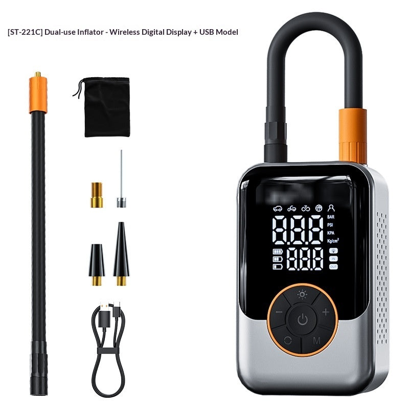 In-car Wireless Air Pump, Portable Air Compressor For Cars