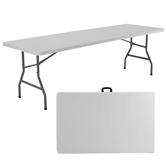 Folding Table Outdoor Indoor Heavy Duty Portable Table With Carrying Handle For Camping Picnic Party